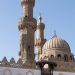 coupole et minarets depuis la grande cour