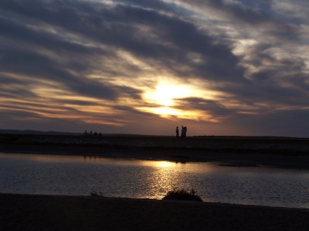 coucher de soleil à Fatnas