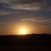 coucher de soleil dans le désert