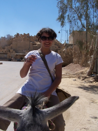 Nour sur son petit âne