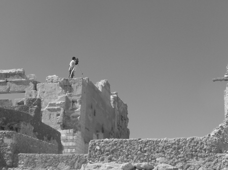 sur le temple...