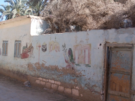 le pélerinage de la Mecque en graffiti